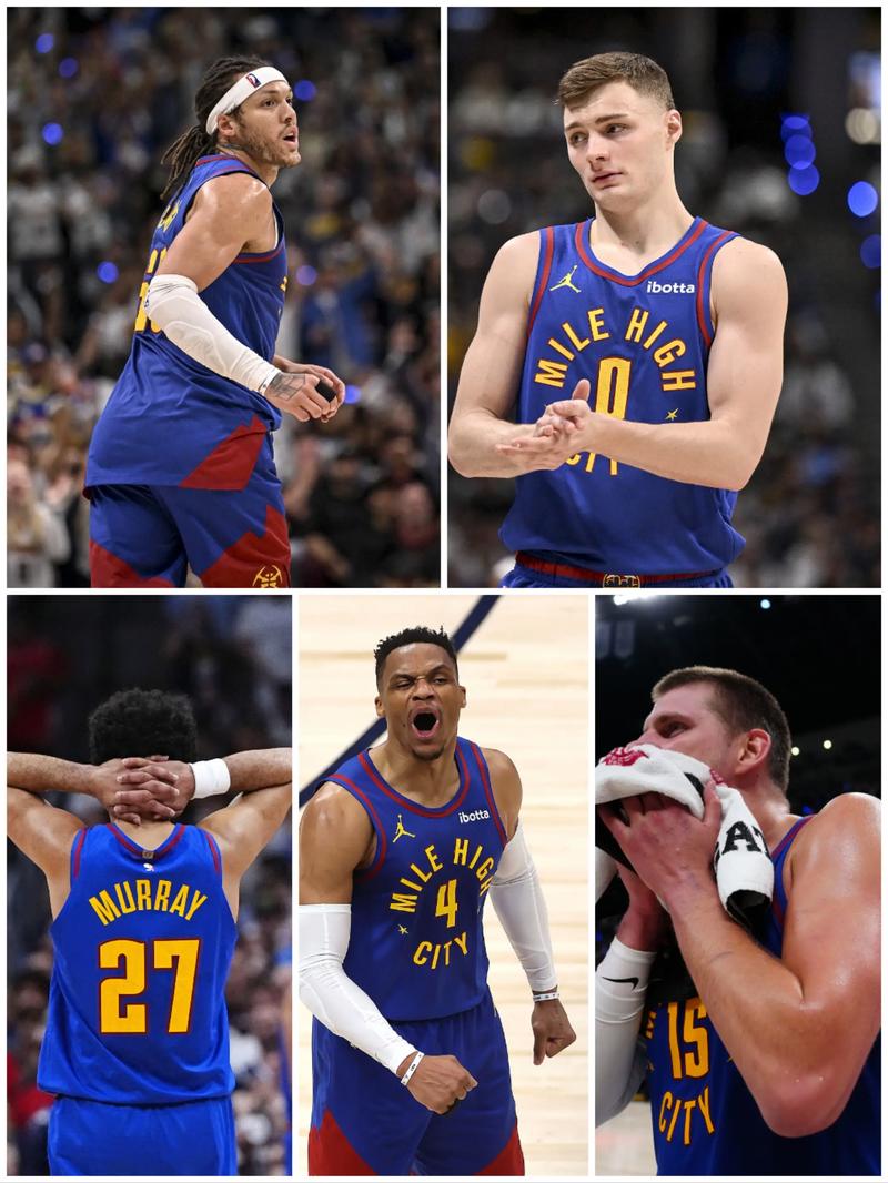 与约基奇配合默契！阿隆-戈登半场9中5砍下16分5板2助